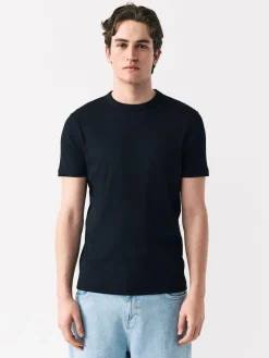 Next Ribbed Short Sleeve Crew T-Shirt^ Tops & T-Shirts