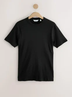 Next Ribbed Short Sleeve Crew T-Shirt^ Tops & T-Shirts