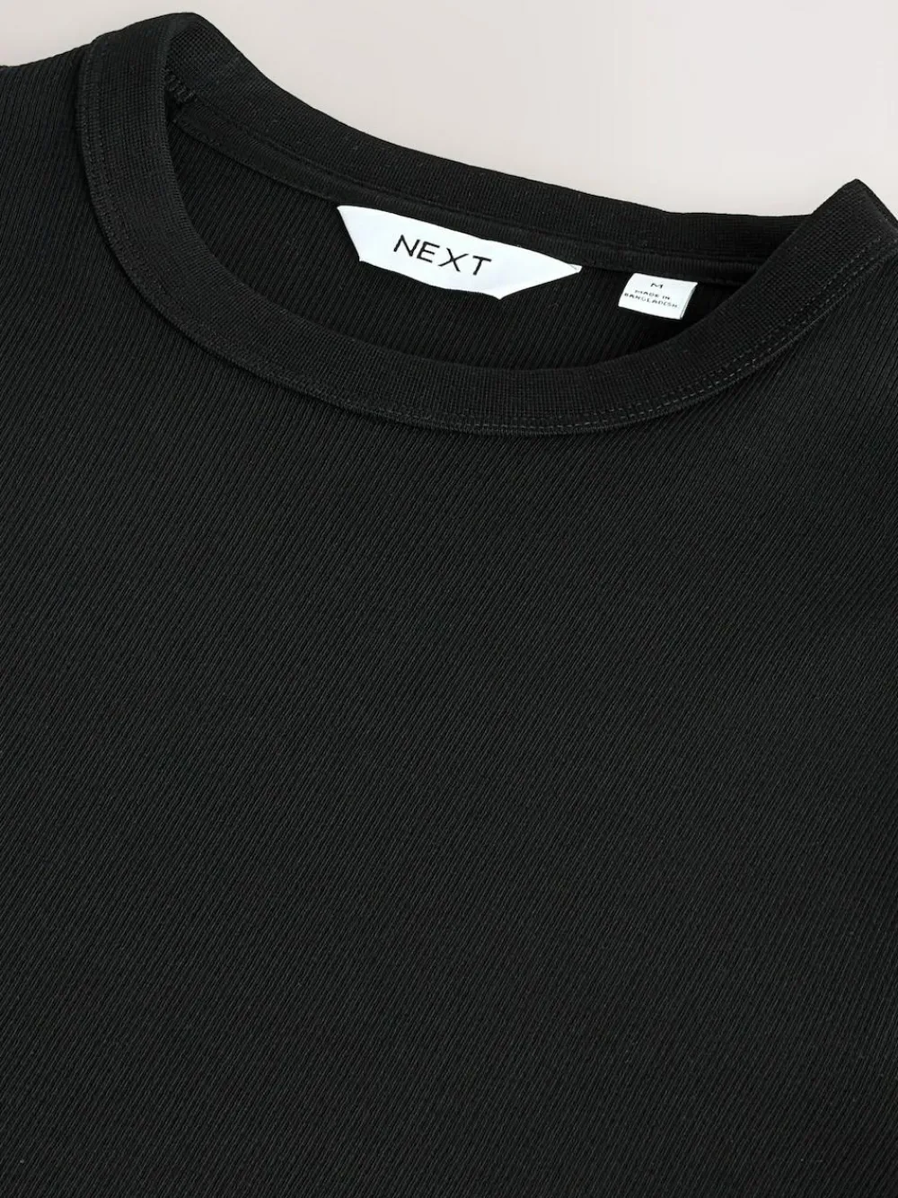 Next Ribbed Short Sleeve Crew T-Shirt^ Tops & T-Shirts
