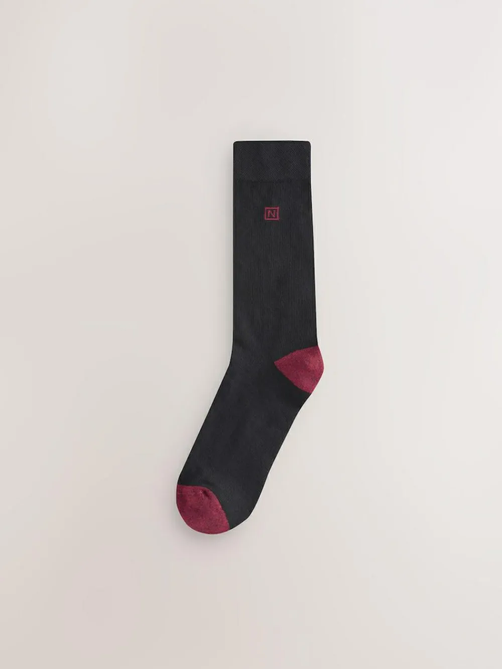 Clearance Next Black Rich Heel Cushioned Sole Comfort Socks