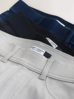 Clearance Next Black/ Rinse Blue/ Grey Full Length Jersey Denim Leggings 3 Pack