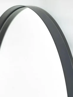 Next Round Wall Mirror Black