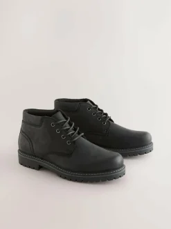 Next Rugged Leather Ankle Boots^ Boots|Boots