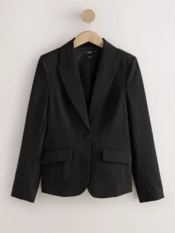 New Next Black Sculpting Single Breasted Tailored Blazer