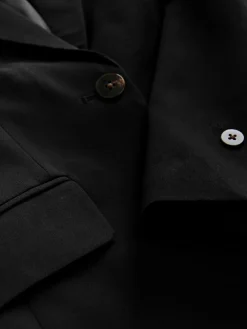 New Next Black Sculpting Single Breasted Tailored Blazer