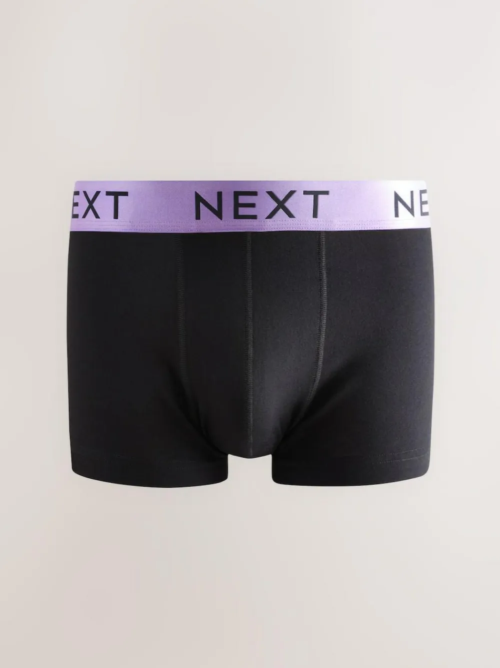 Next Black Shiny Colour Waistbands 10 pack Cotton Rich Blend Hipsters Boxers