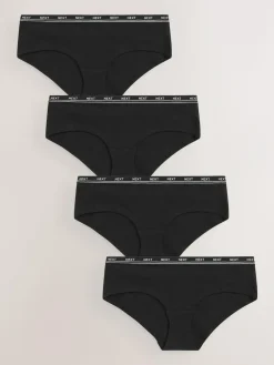 Next Short Cotton Logo Knickers 4 Pack^Women All Lingerie|Panties