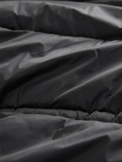 Next Black Short Padded Coat with Faux Fur Trim Hood and Cuffs^Women Coats & Jackets|Coats & Jackets