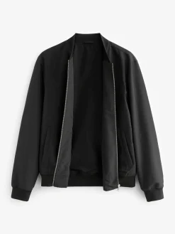 Next Black Shower Resistant Bomber Jacket^ Coats & Jackets|Coats & Jackets