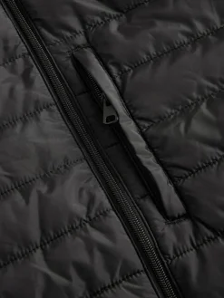 Discount Next Shower Resistant Lightweight Hooded Puffer Coat Jacket Black