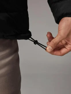 Discount Next Shower Resistant Lightweight Hooded Puffer Coat Jacket Black