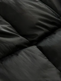 Sale Next Shower Resistant Padded Longline Coat Black