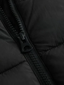 Hot Next Shower Resistant Square Quilted Coat (3-16yrs) Black