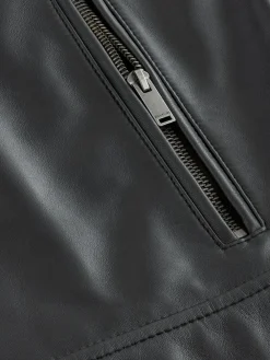 Next Signature Leather Funnel Neck Jacket^ Blazers & Formal Jackets