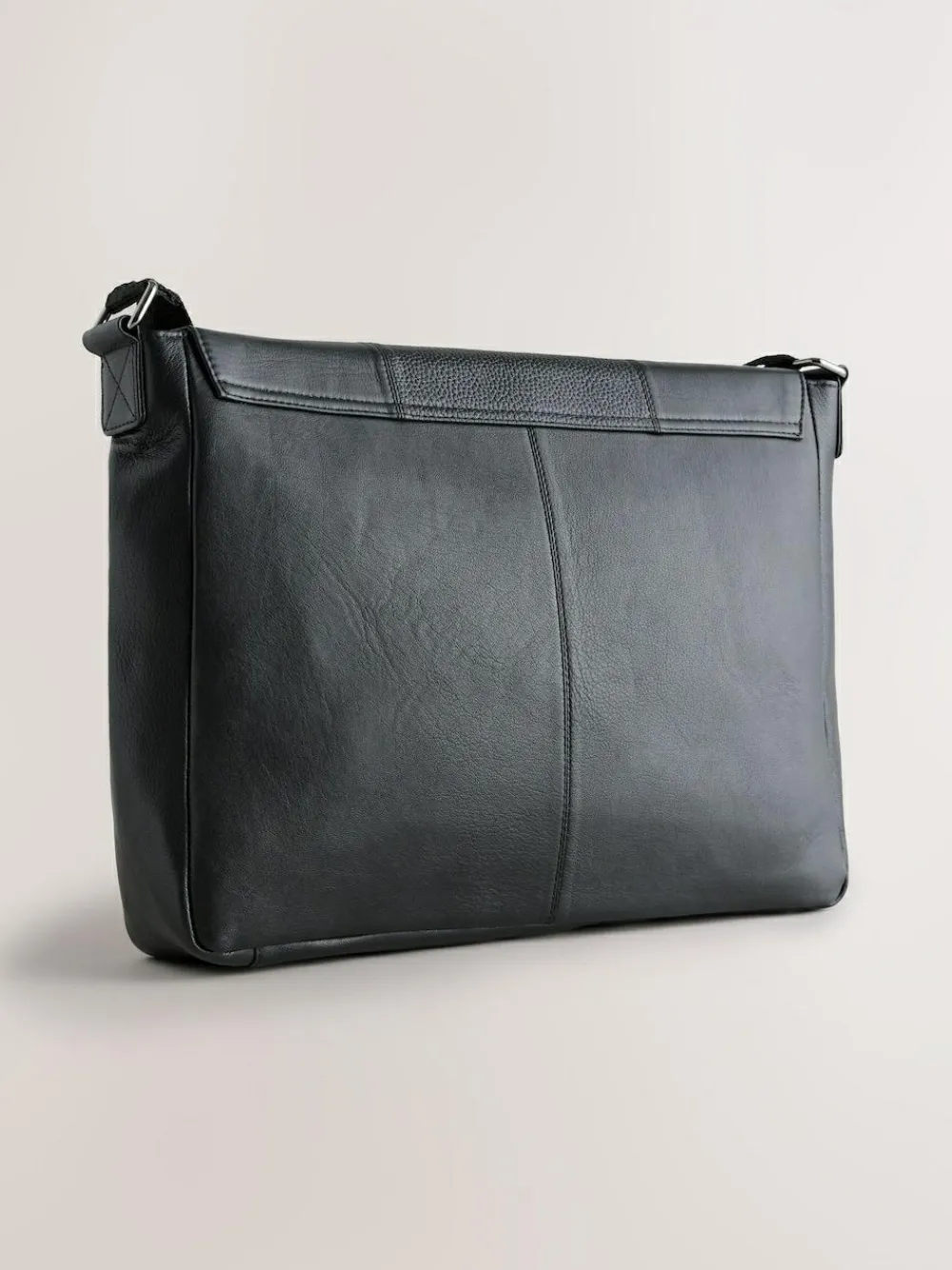 Next Signature Leather Messenger Bag^ Bags
