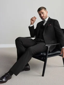 Next Black Signature Nova Fides Wool Waistcoat^ Vests