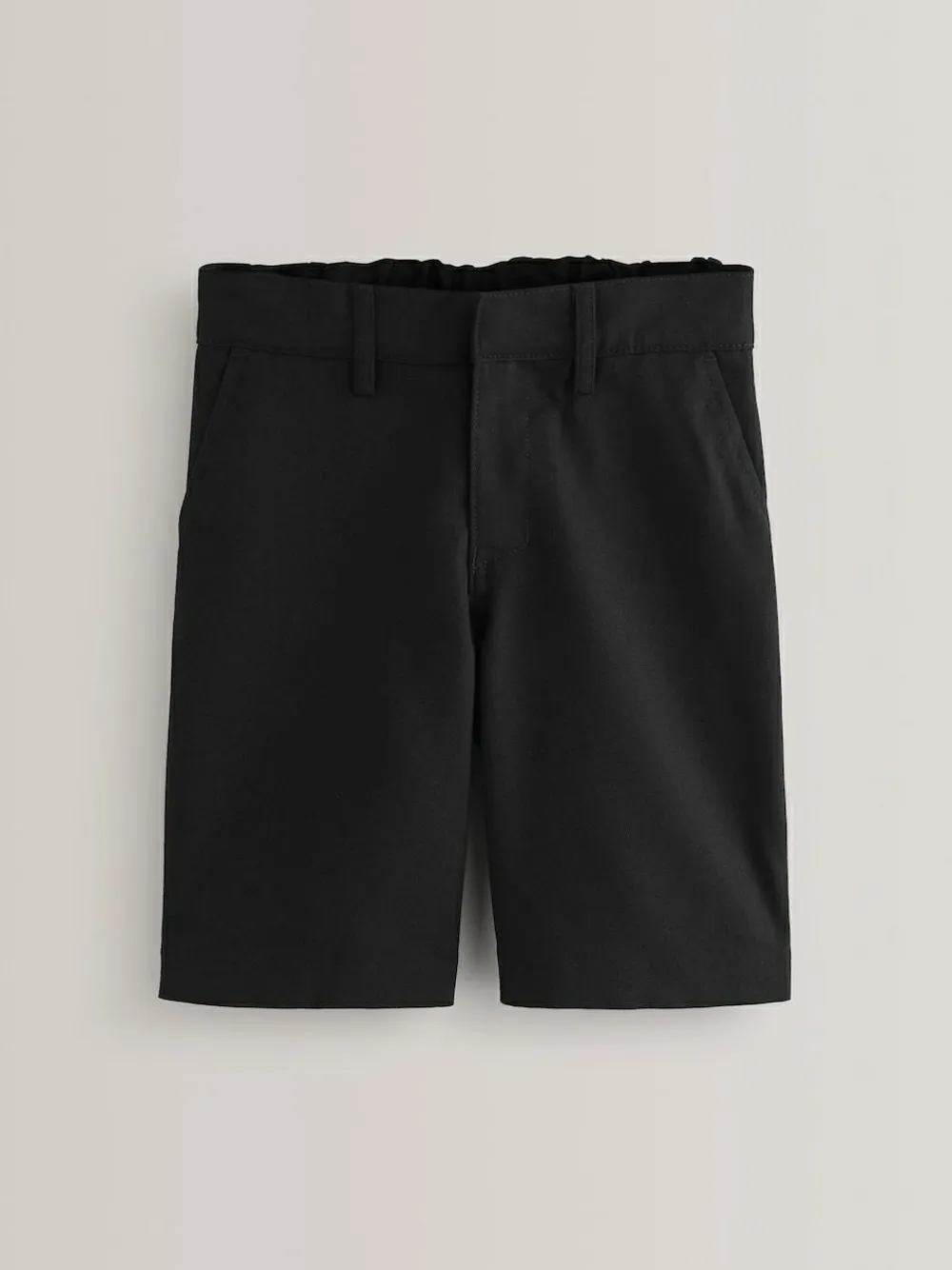 Clearance Next Single Flat Front School Shorts (3-14yrs) Black