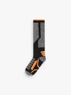 Hot Next Black Ski Socks 2 Pack