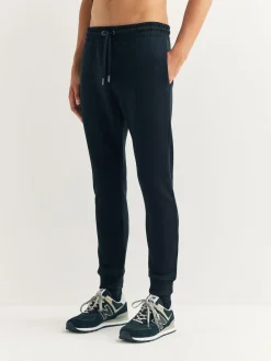 Next Black Skinny Fit Slim Fit Brushback Heavyweight Joggers