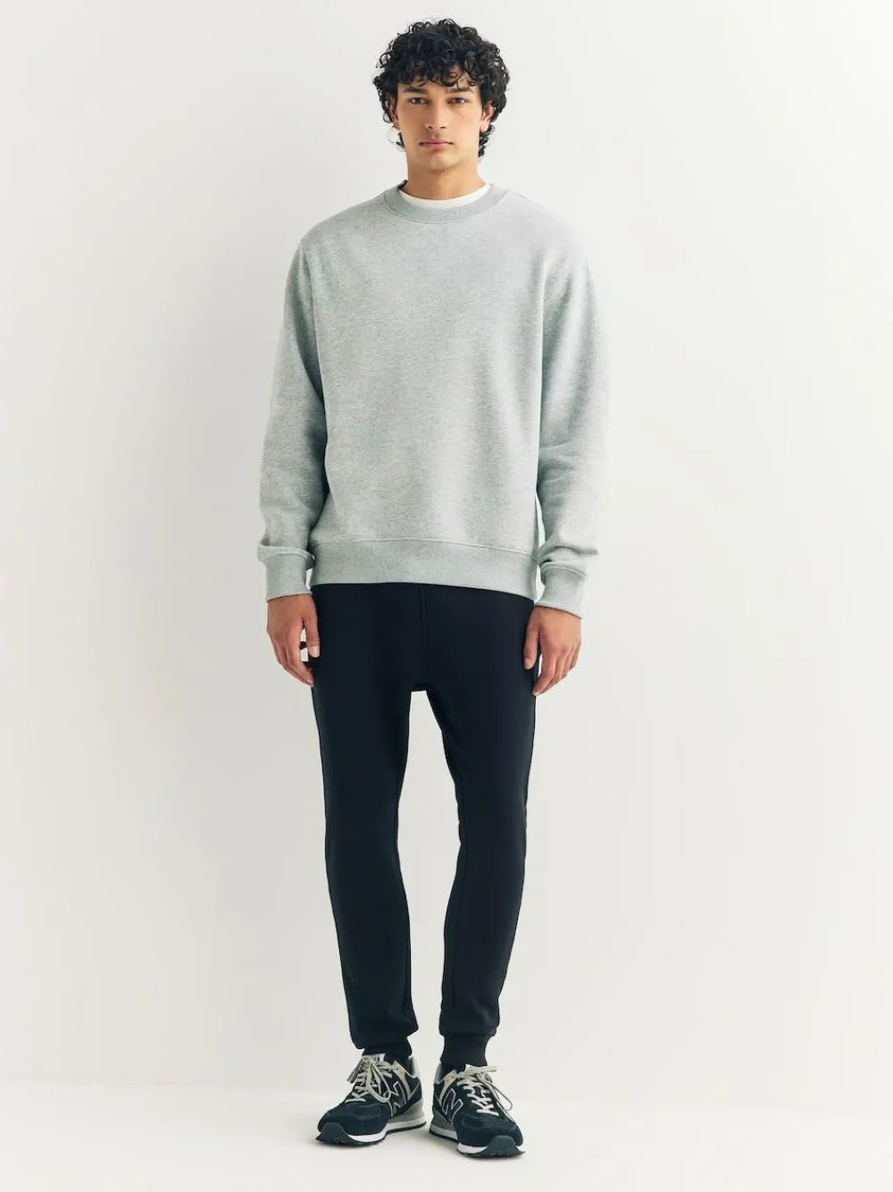 Next Black Skinny Fit Slim Fit Brushback Heavyweight Joggers