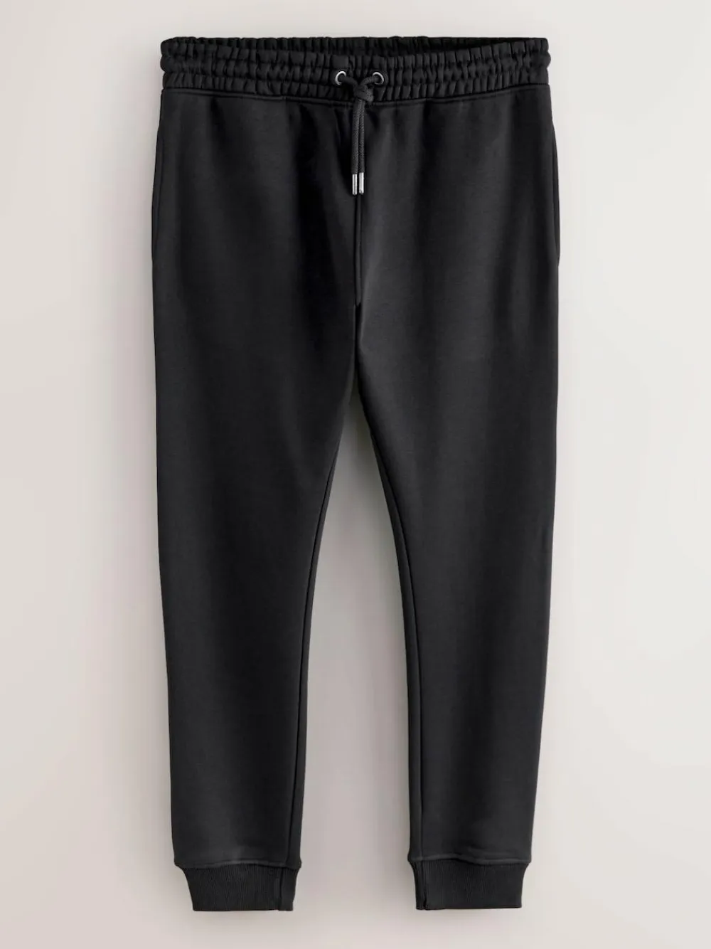 Next Black Skinny Fit Slim Fit Brushback Heavyweight Joggers