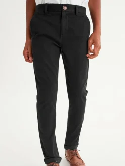 Discount Next Black Skinny Fit Stretch Chino Trousers (3-17yrs)