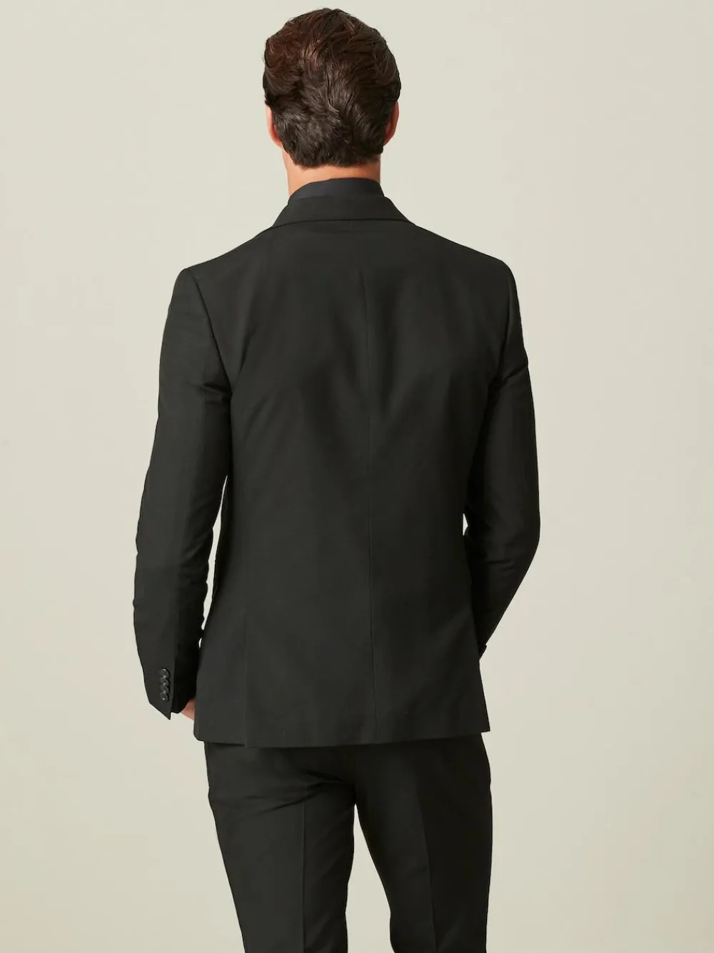 Outlet Next Black Skinny Fit Tuxedo Suit Jacket