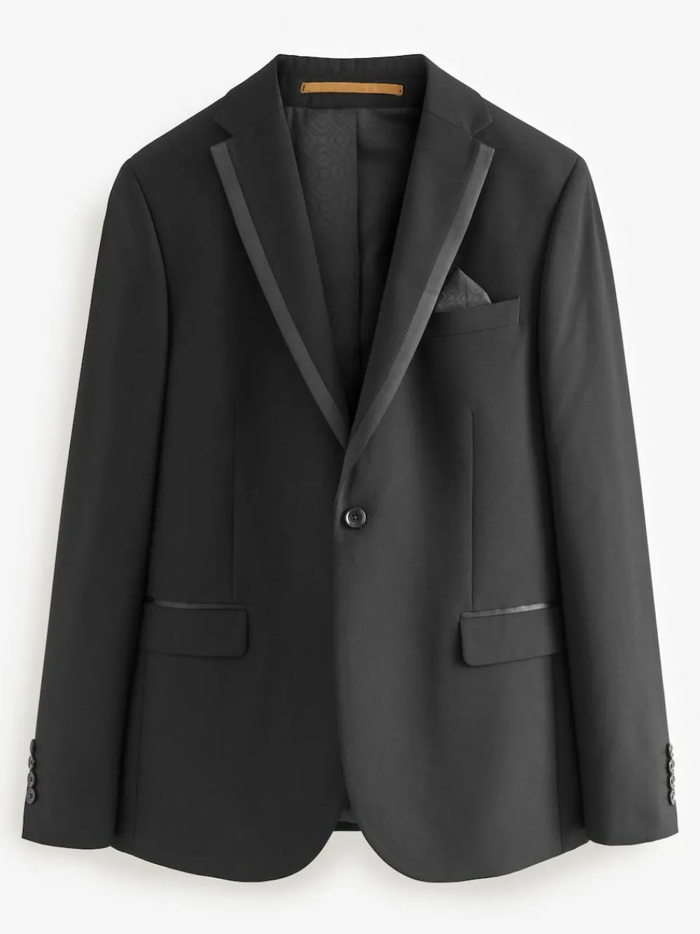 Outlet Next Black Skinny Fit Tuxedo Suit Jacket