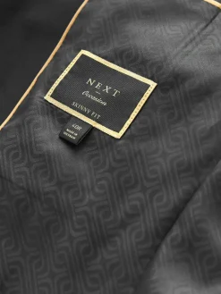 Outlet Next Black Skinny Fit Tuxedo Suit Jacket