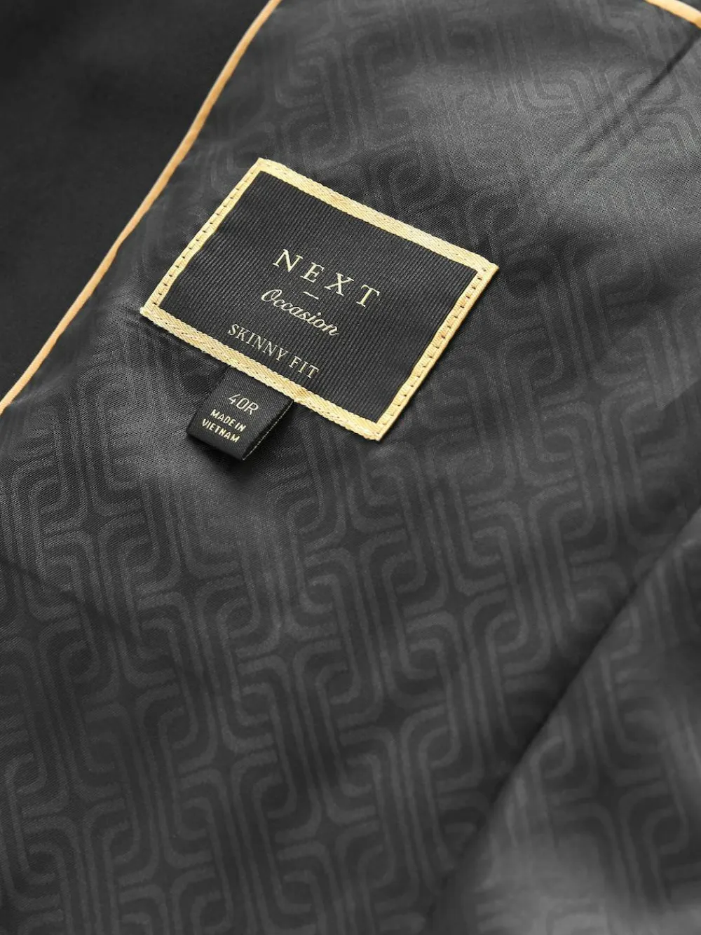 Outlet Next Black Skinny Fit Tuxedo Suit Jacket