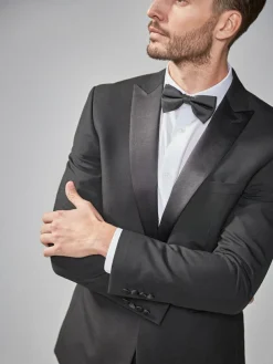 Next Black Skinny Fit Tuxedo Suit Jacket^ Blazers & Formal Jackets|Black Suits
