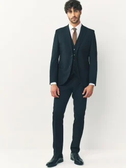 Discount Next Skinny Fit Two Button Suit Jacket Black