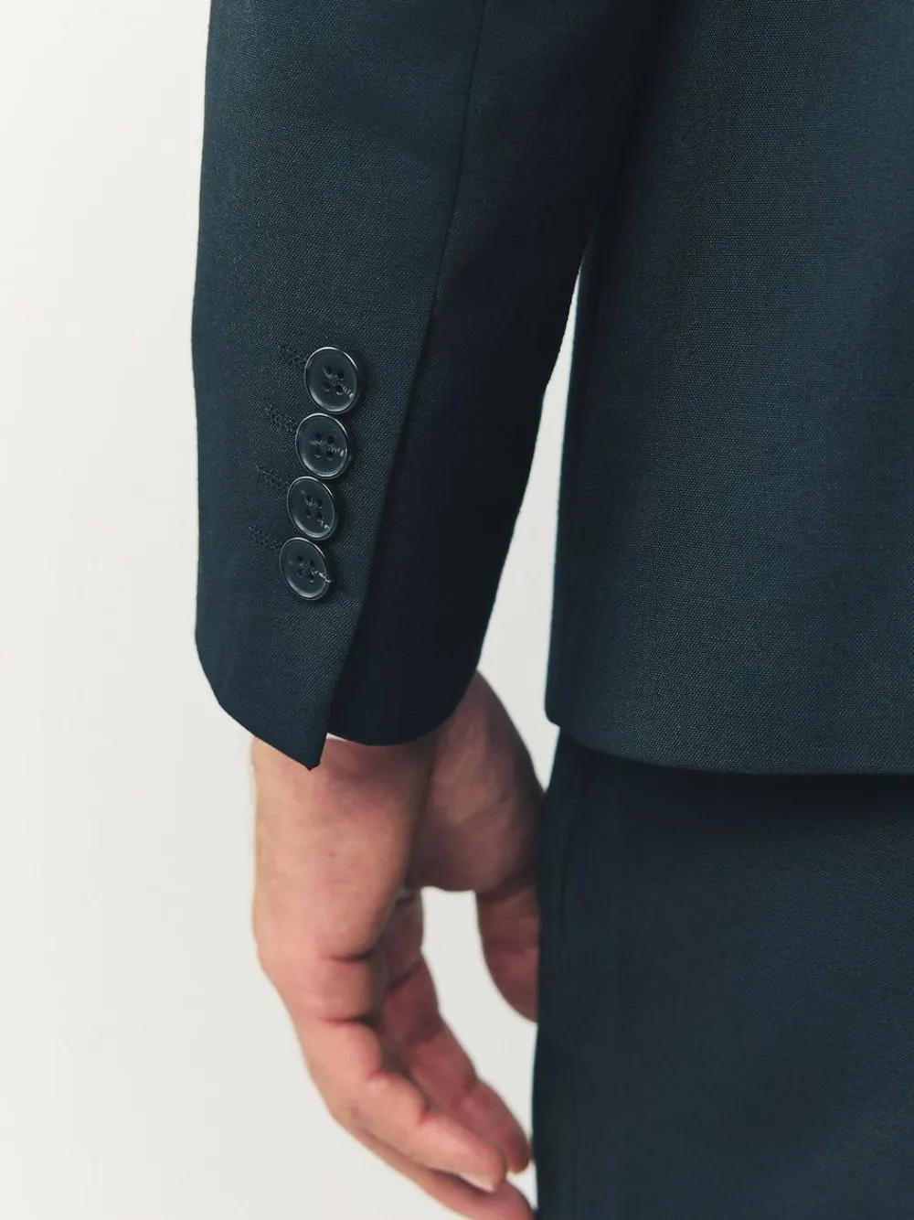 Discount Next Skinny Fit Two Button Suit Jacket Black