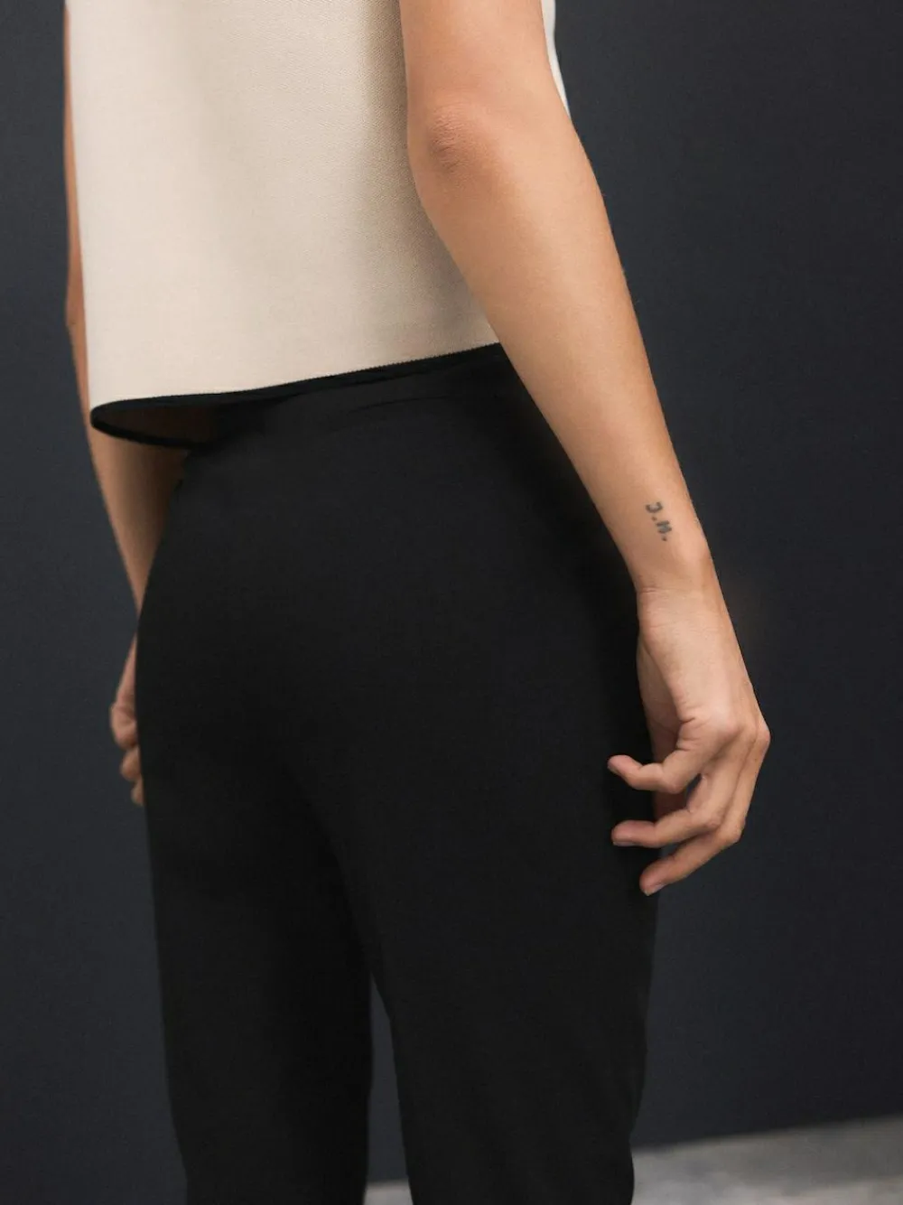 Best Next Black Skinny Tailored Trousers
