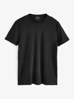 Next Slim Fit 100% Cotton Layering T-Shirts 2 Pack^ Loungewear|Tops & T-Shirts