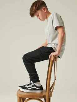 Next Black Slim Fit Cargo Rich Joggers (3-16yrs)^BOY Joggers|Sweat Pants