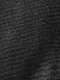 Discount Next Black Slim Fit Linen-Blend Suit Jacket