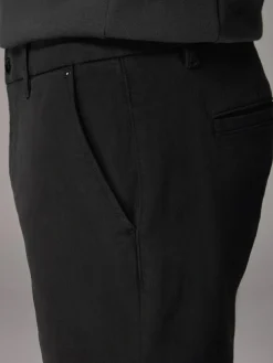 Hot Next Slim Fit Motionflex Chino Trousers Black