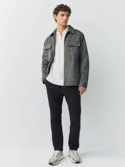 Next Slim Fit Pleated Stretch Chinos Trousers With Elasticated Waist^ Pants & Chinos