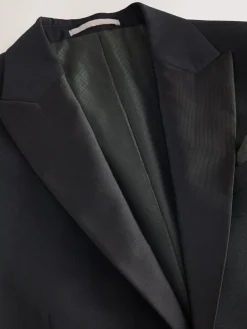 Next Black Slim Fit Signature Nova Fides 100% Italian Wool Tuxedo Suit Jacket^ Black Suits|Suits & Tuxedos