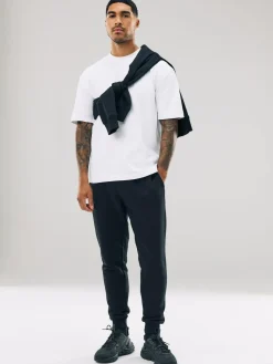 Next Slim Fit Slim Fit Brushback Heavyweight Joggers^ Nightwear|Joggers