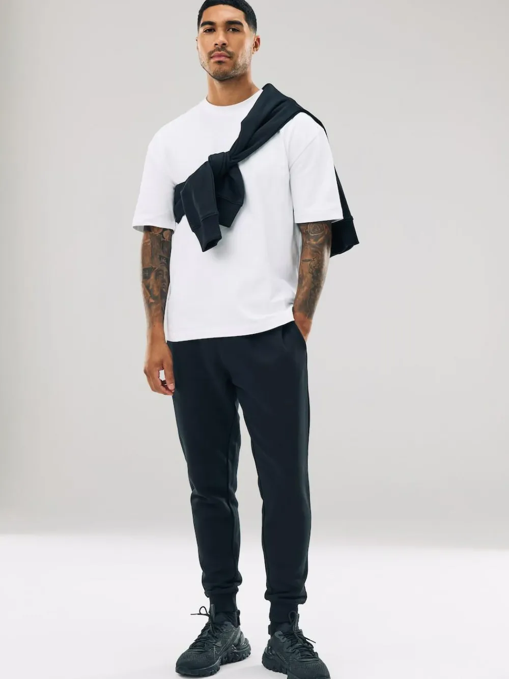 Next Slim Fit Slim Fit Brushback Heavyweight Joggers^ Nightwear|Joggers