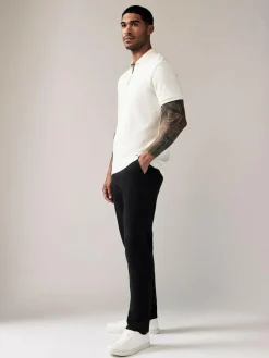 Next Black Slim Fit Stretch Chinos Trousers^ Pants & Chinos|Nightwear