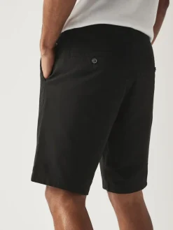 Next Black Slim Fit Stretch Chinos Shorts^ Shorts