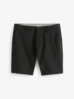 Next Black Slim Fit Stretch Chinos Shorts^ Shorts
