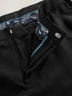 Next Black Slim Fit Suit Trousers With Side Adjuster^ Pants & Chinos|Occasionwear