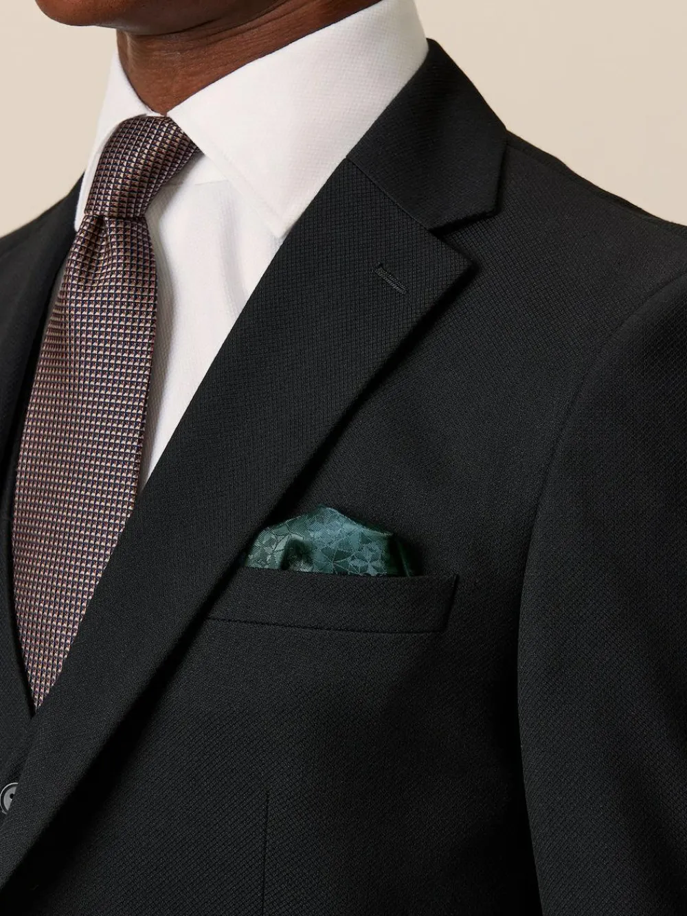 Next Black Slim Fit Textured Suit Jacket^ Blazers & Formal Jackets|Black Suits