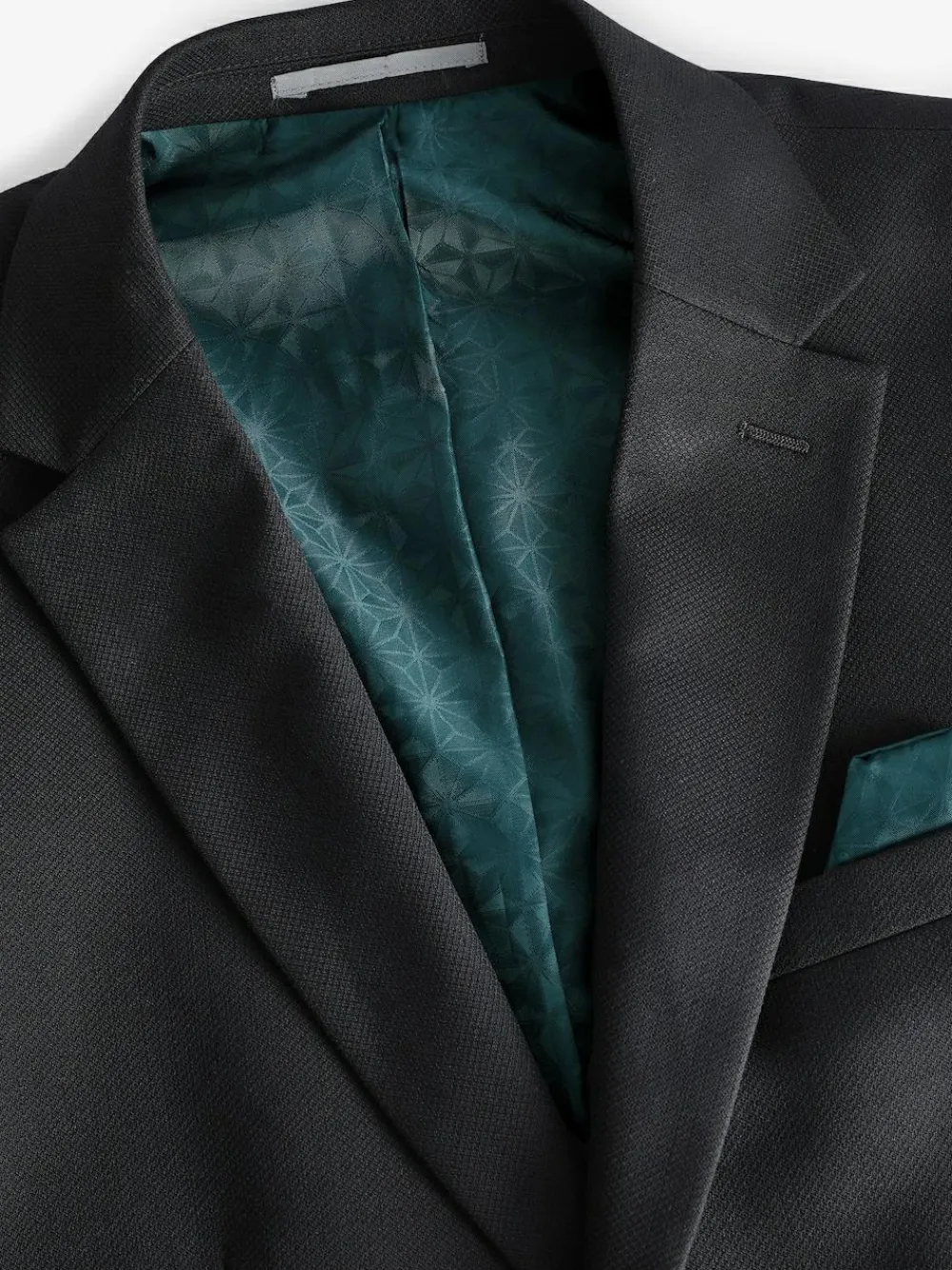 Next Black Slim Fit Textured Suit Jacket^ Blazers & Formal Jackets|Black Suits