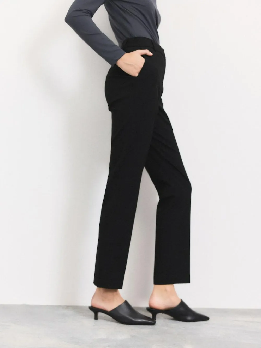 Next Slim Tailored Trousers With Wool^Women Suits & Tailoring|Pants