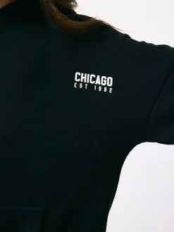 Next Black Slogan Hoodie (3-16yrs)^ Sweatshirts & Hoodies